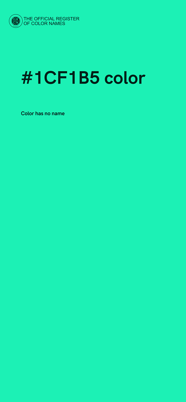 #1CF1B5 color image