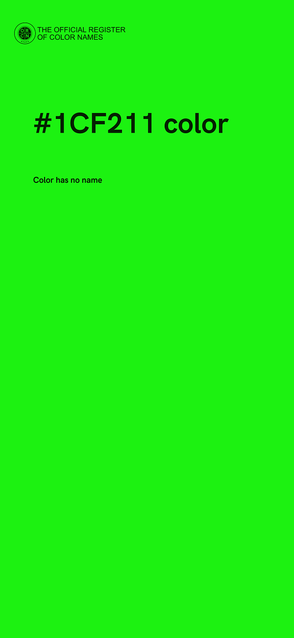#1CF211 color image