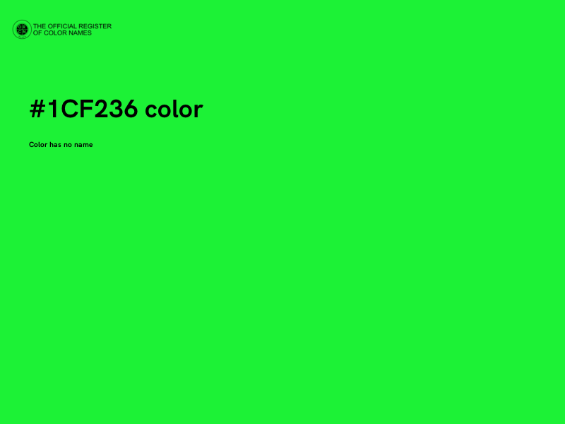 #1CF236 color image