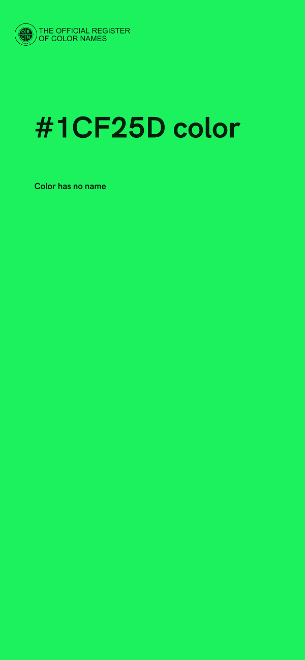 #1CF25D color image