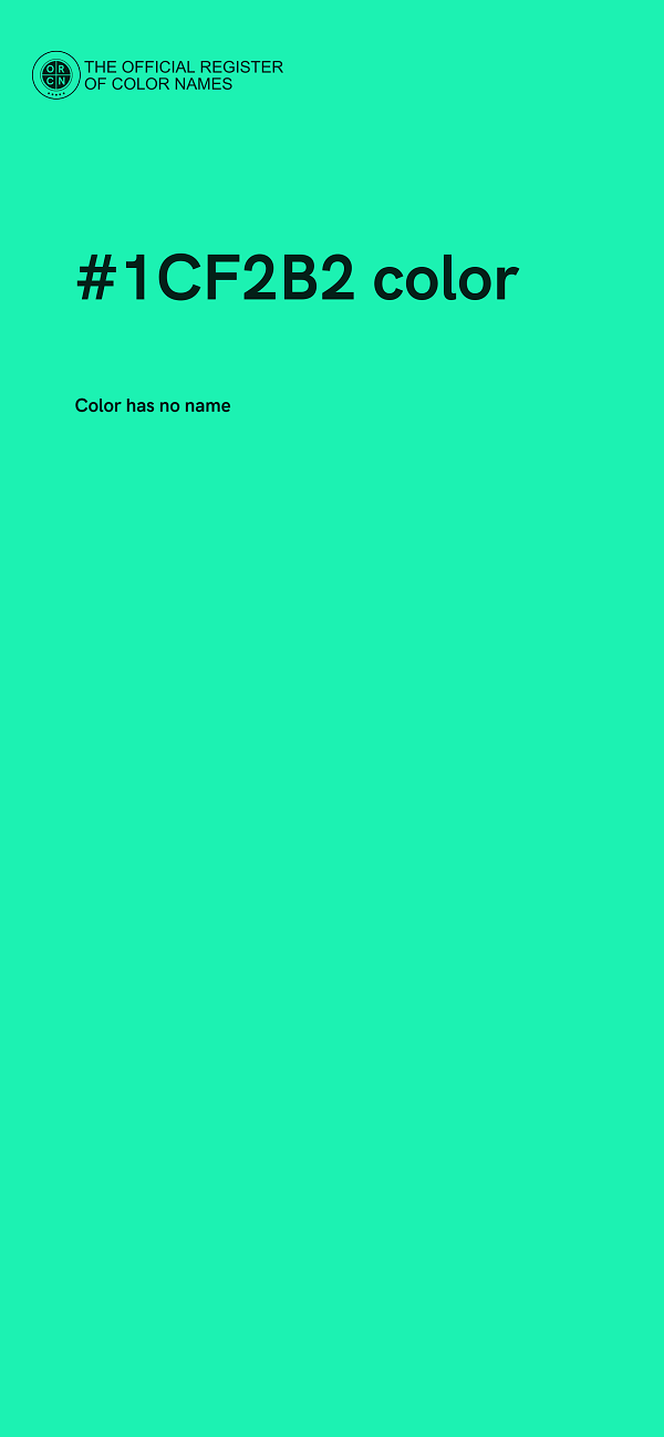 #1CF2B2 color image