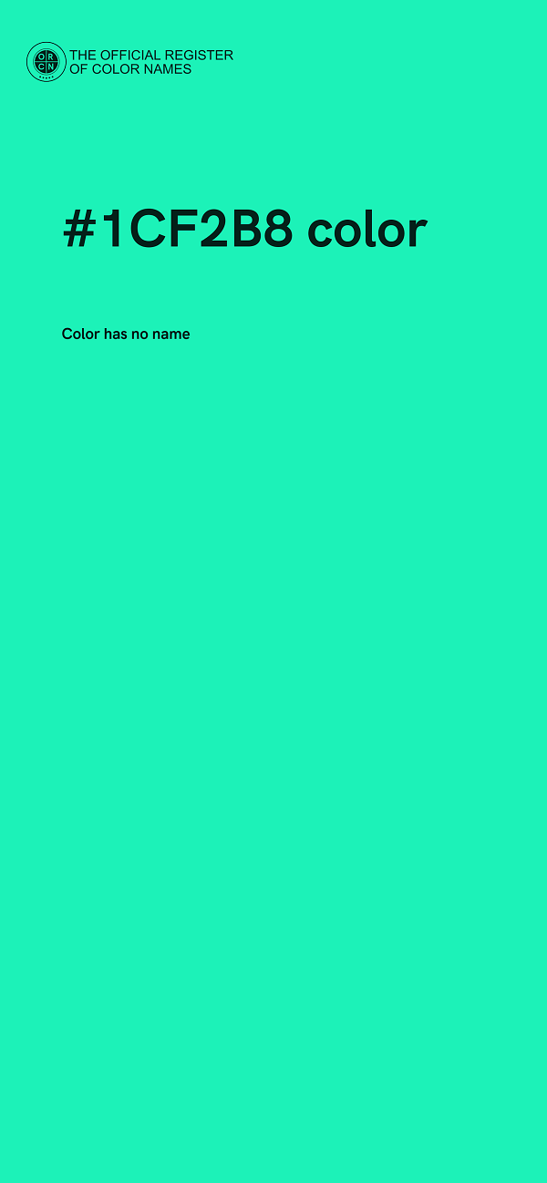 #1CF2B8 color image
