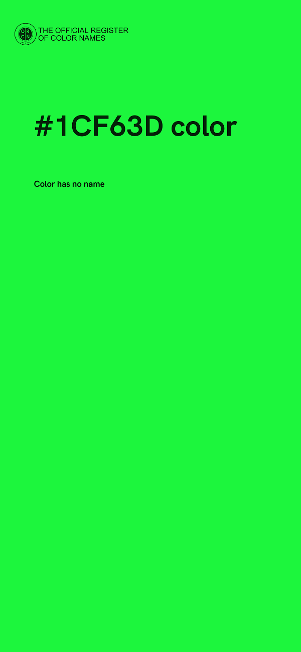#1CF63D color image