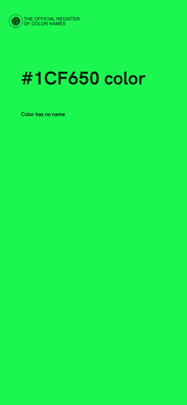 #1CF650 color image