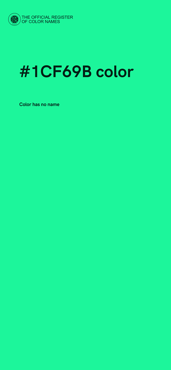 #1CF69B color image