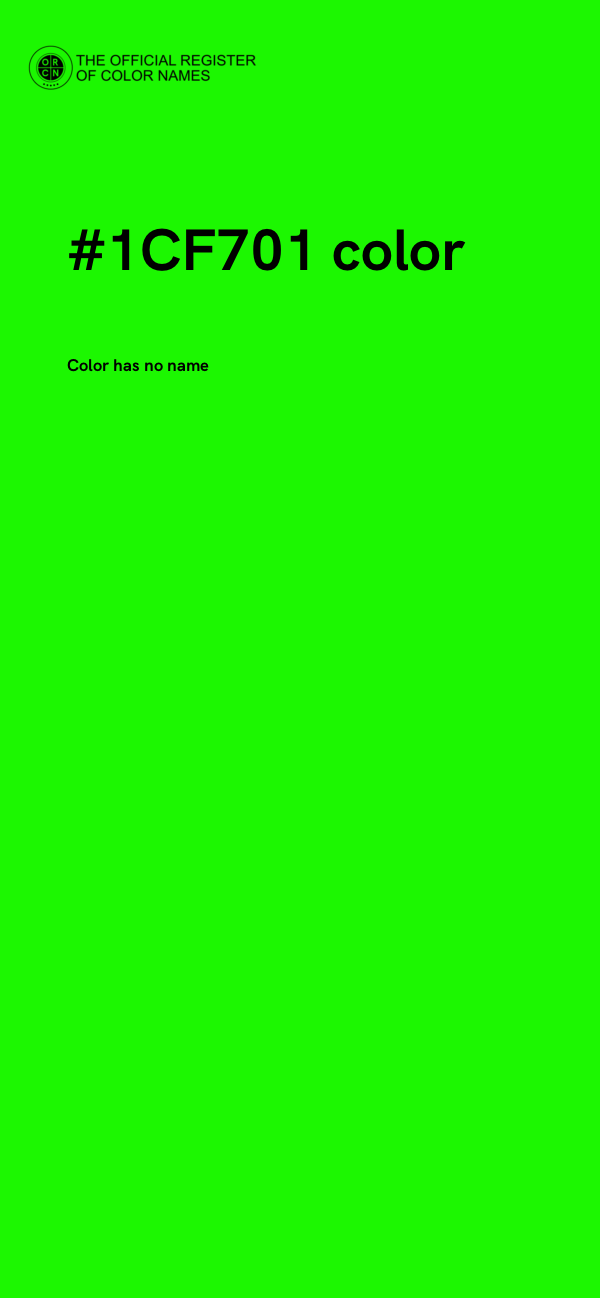 #1CF701 color image