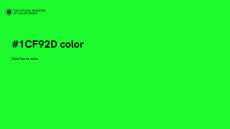 #1CF92D color image