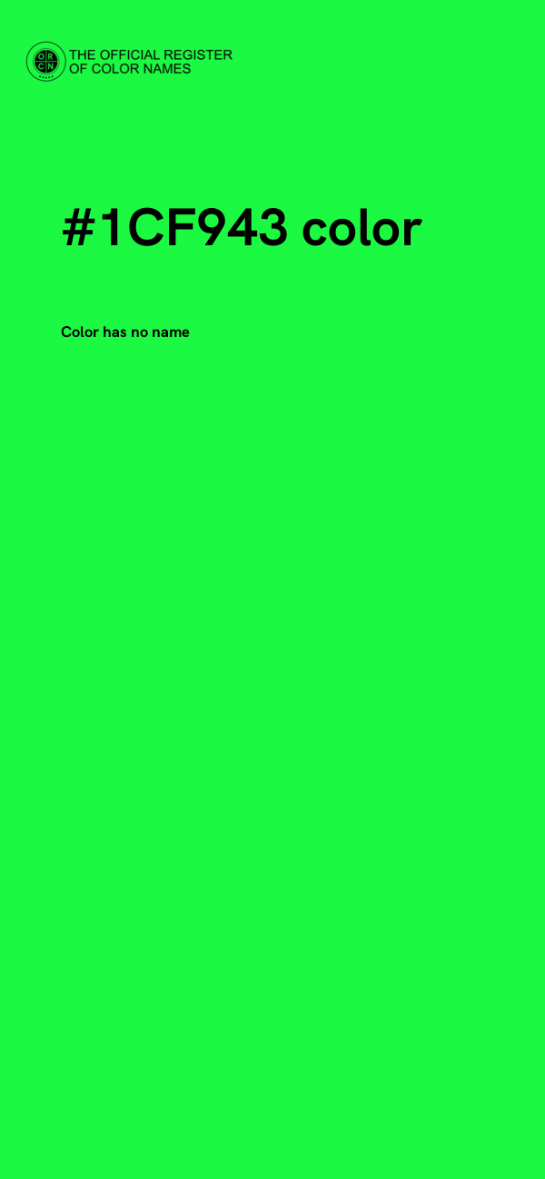 #1CF943 color image