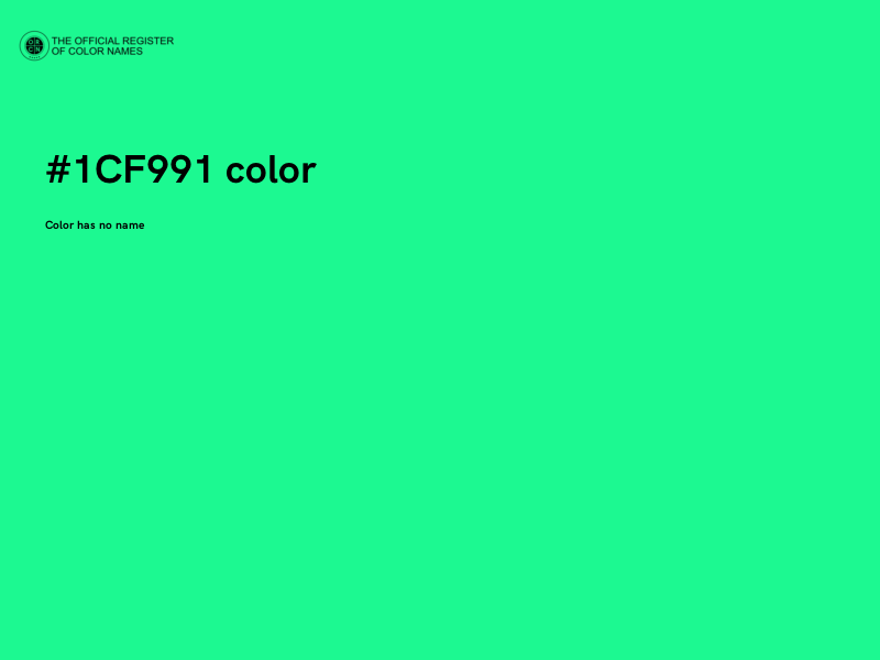 #1CF991 color image