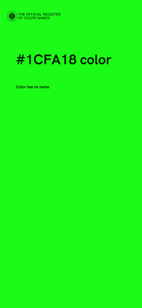 #1CFA18 color image