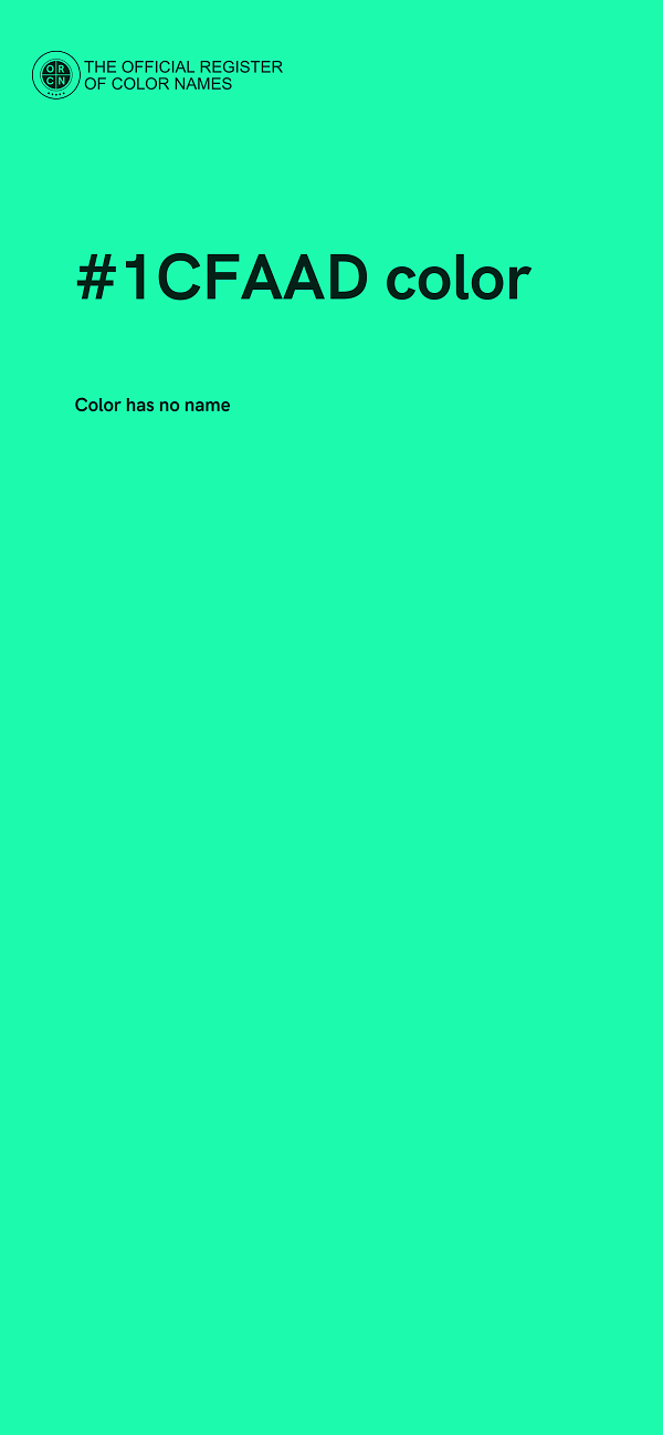 #1CFAAD color image