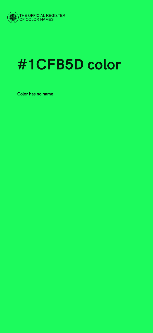 #1CFB5D color image
