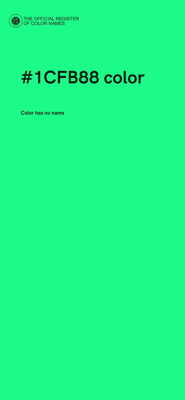 #1CFB88 color image