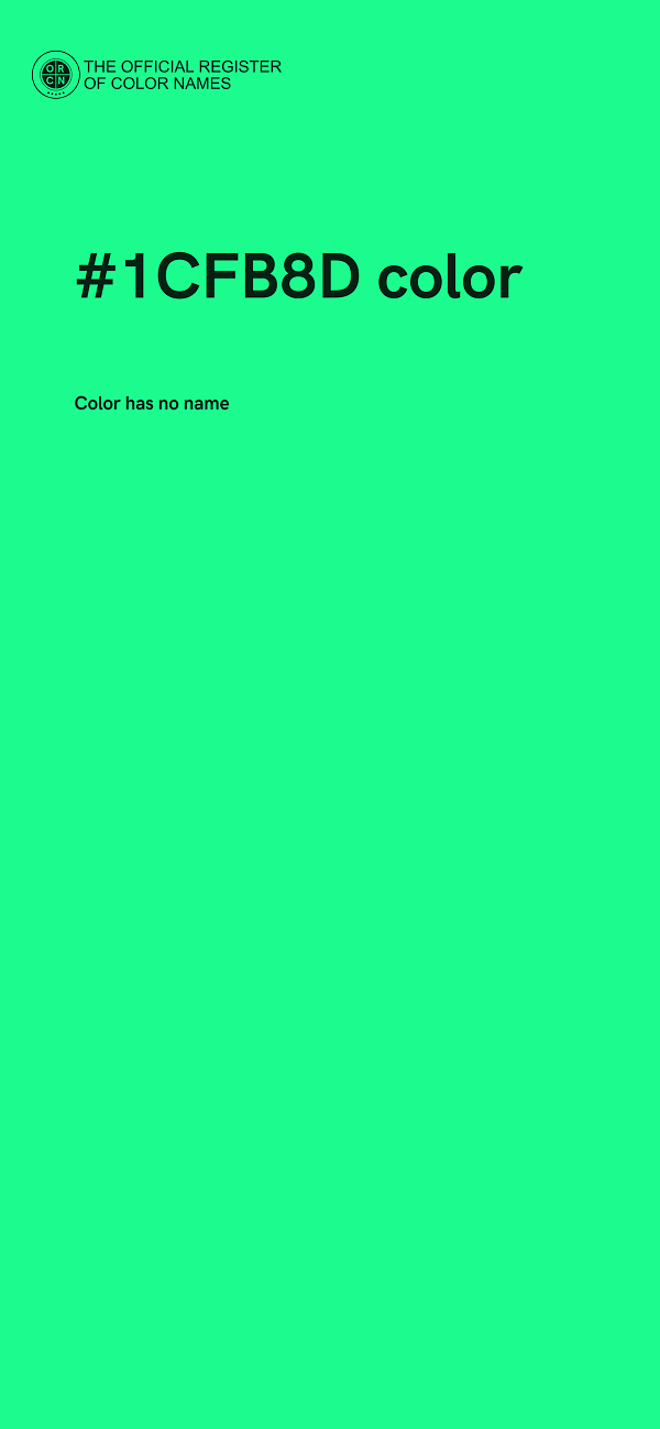 #1CFB8D color image