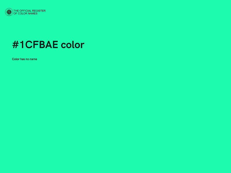 #1CFBAE color image