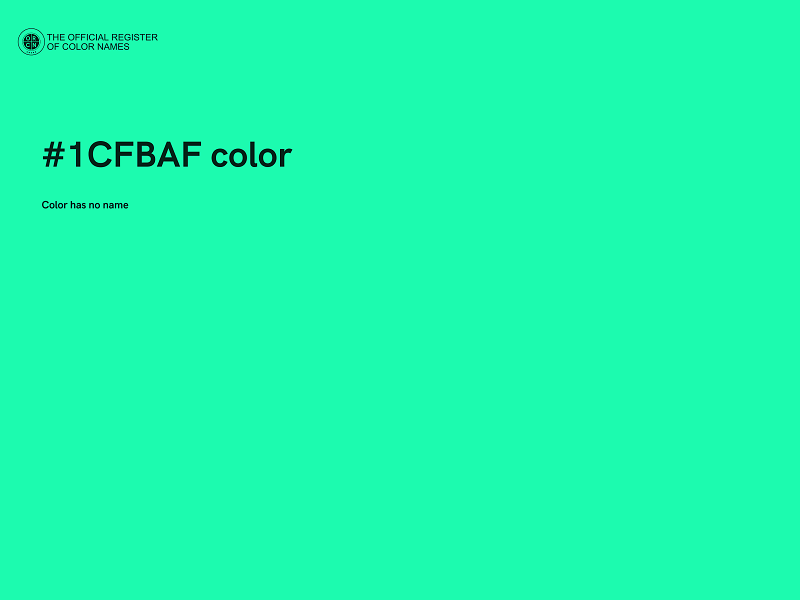 #1CFBAF color image