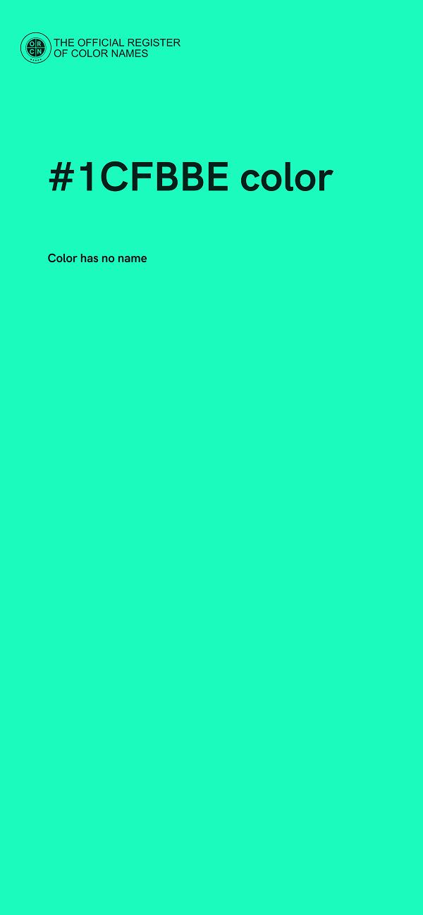 #1CFBBE color image