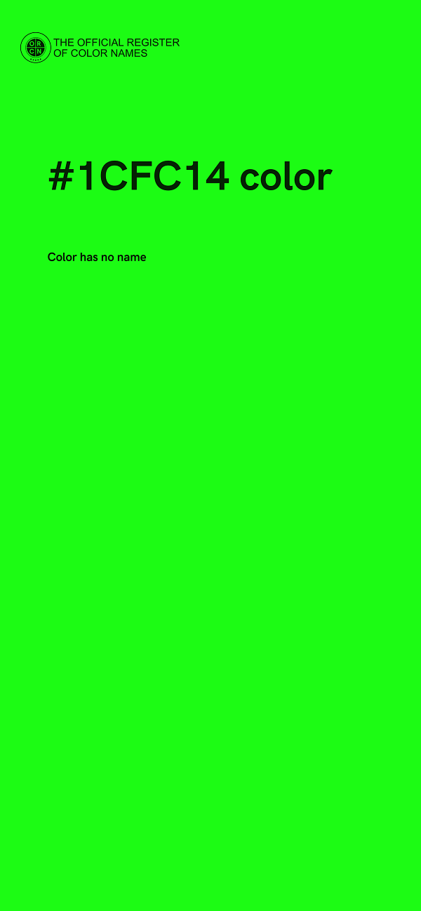 #1CFC14 color image