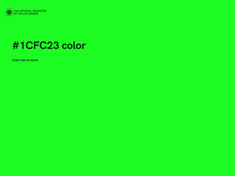 #1CFC23 color image