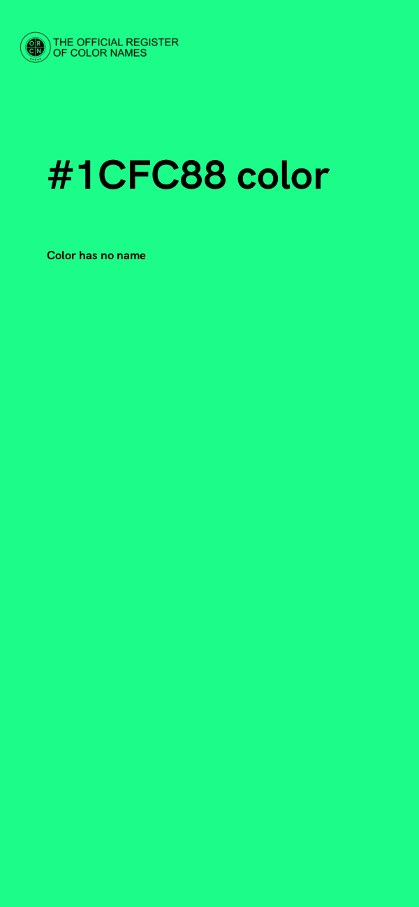 #1CFC88 color image