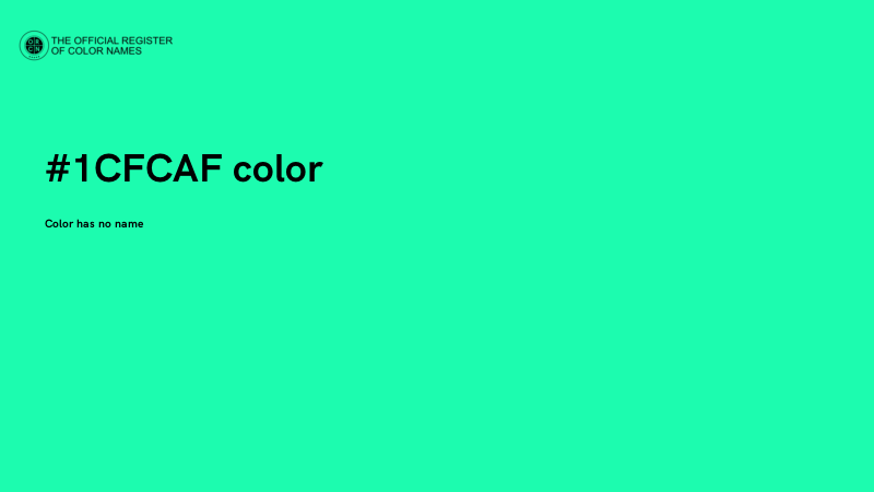 #1CFCAF color image