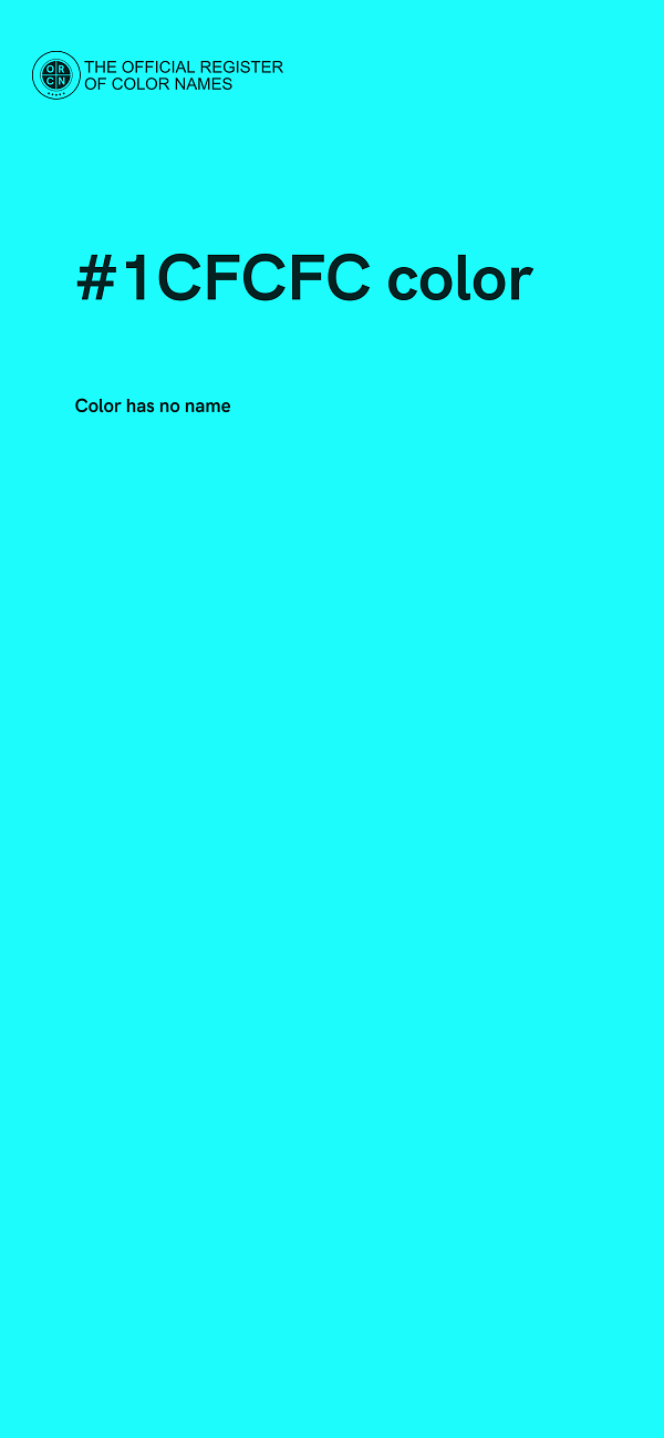 #1CFCFC color image