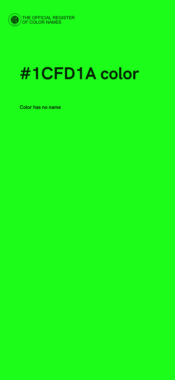 #1CFD1A color image
