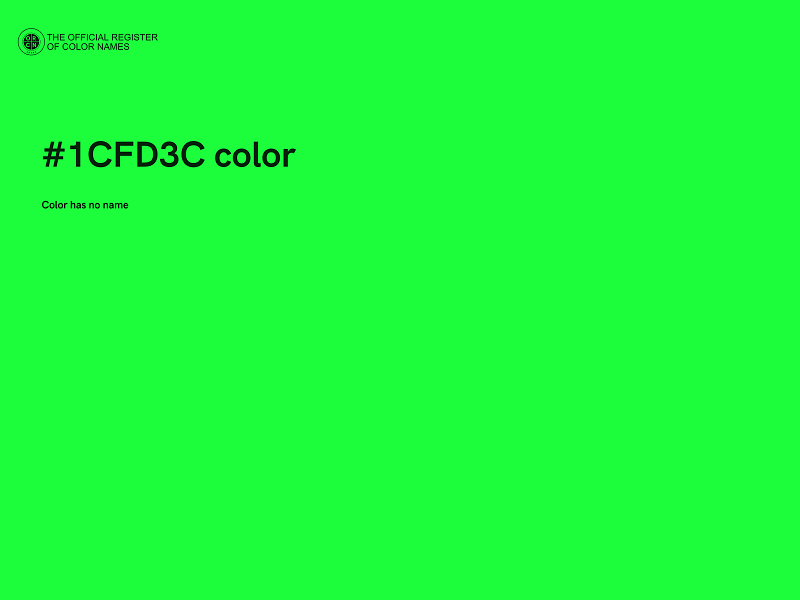 #1CFD3C color image