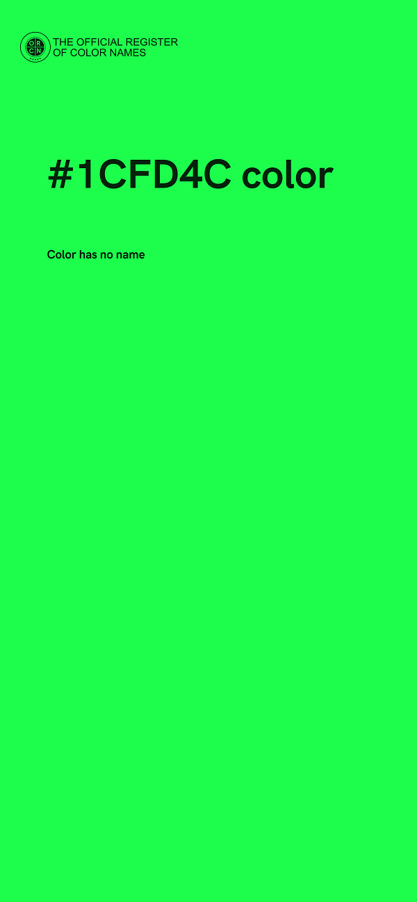 #1CFD4C color image