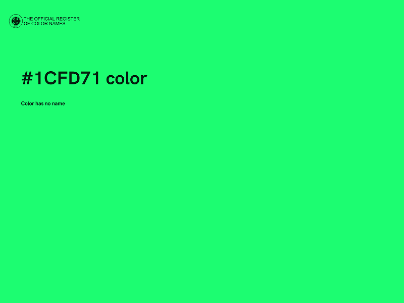 #1CFD71 color image
