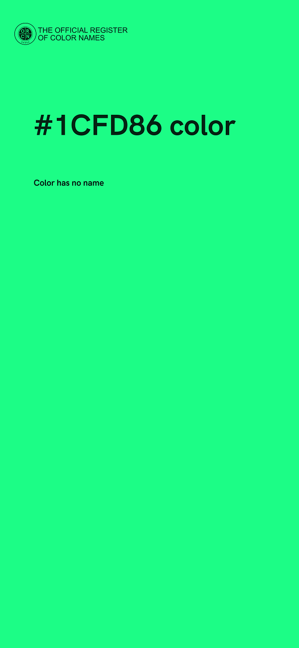 #1CFD86 color image