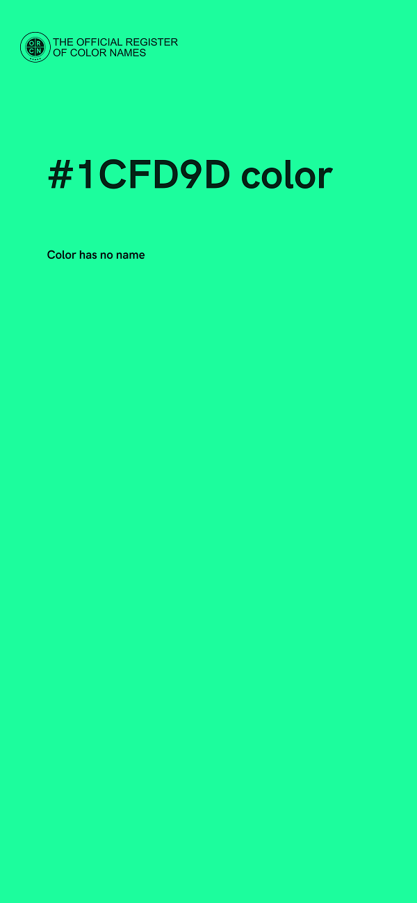 #1CFD9D color image