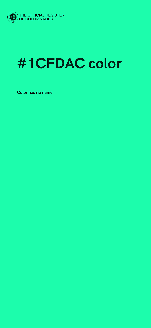 #1CFDAC color image