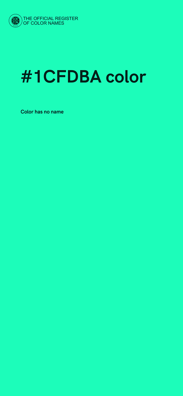 #1CFDBA color image