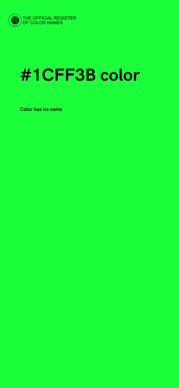 #1CFF3B color image