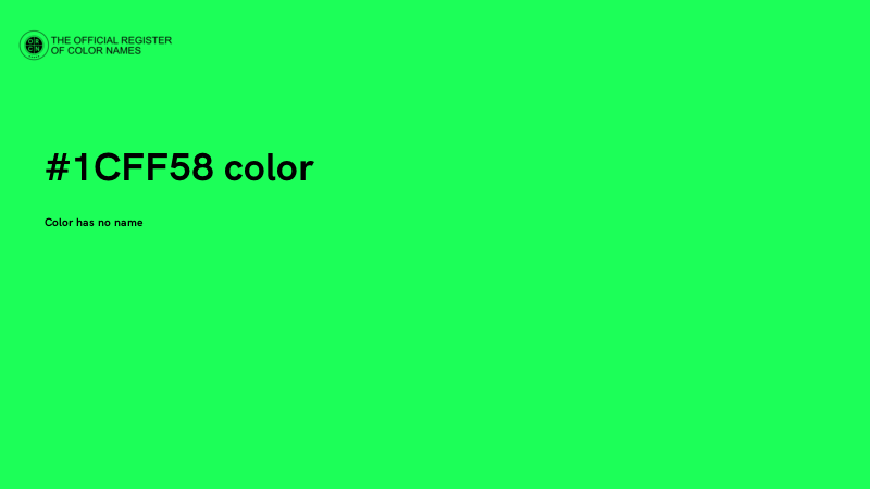 #1CFF58 color image