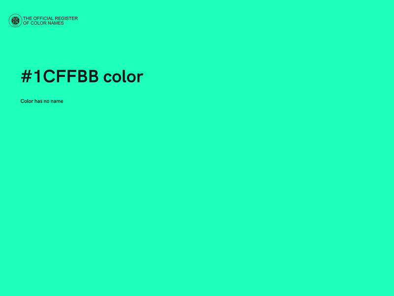 #1CFFBB color image