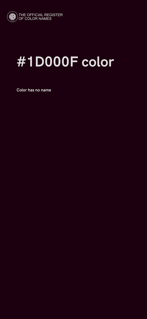 #1D000F color image