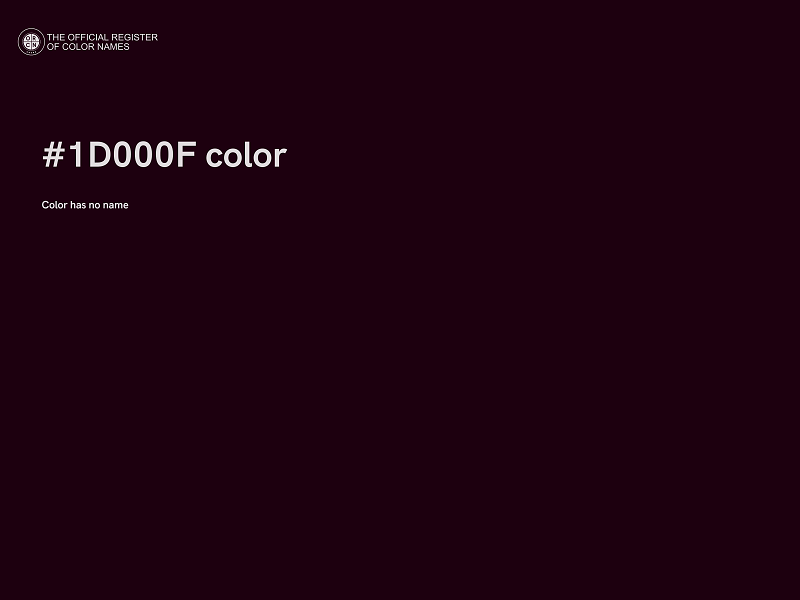 #1D000F color image