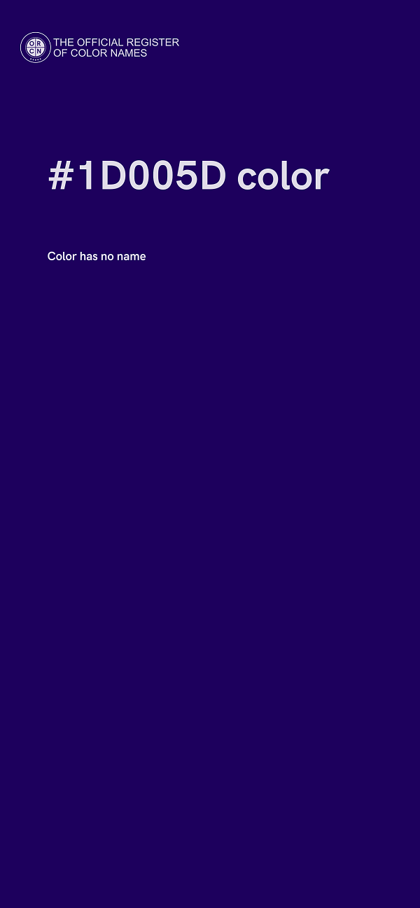 #1D005D color image