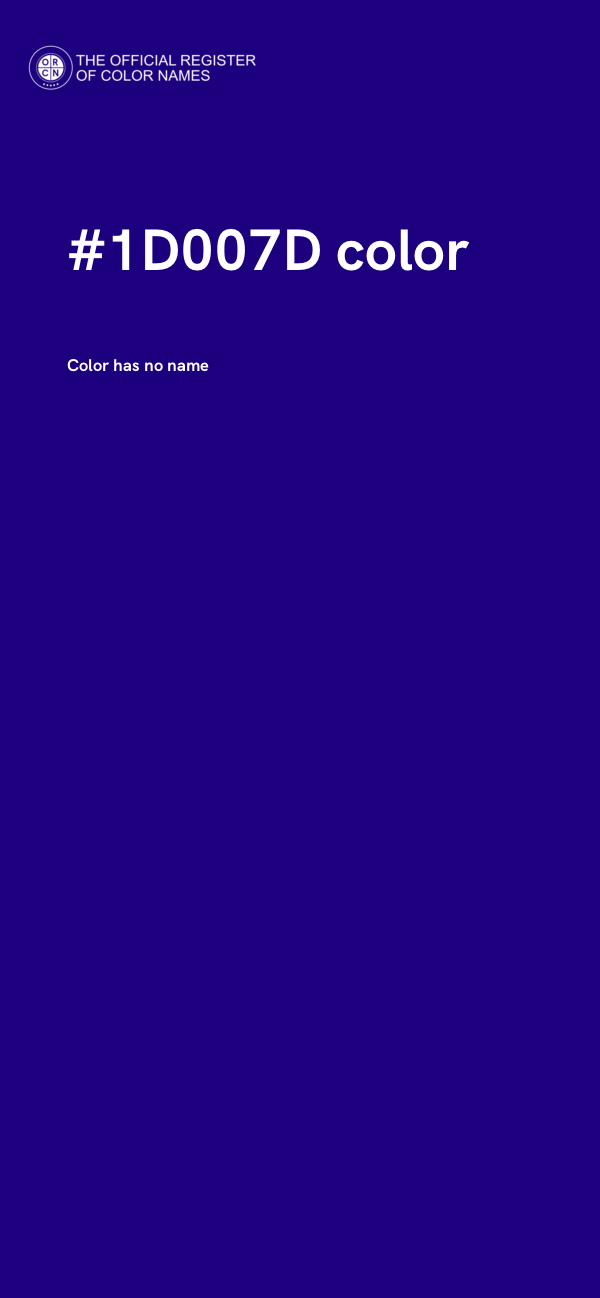 #1D007D color image