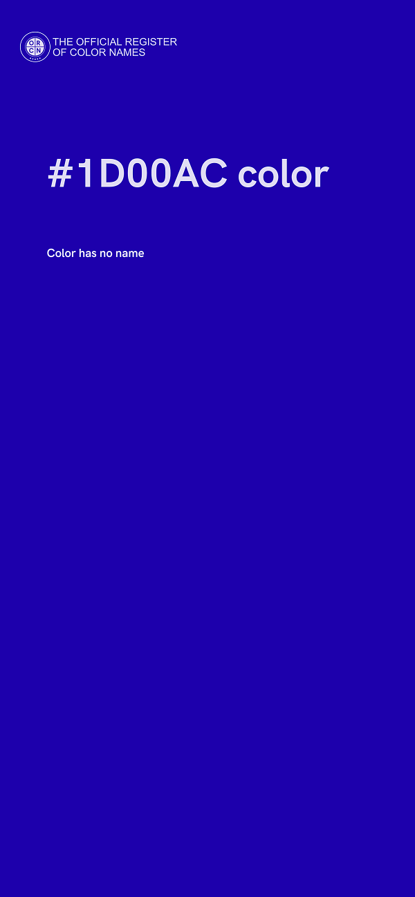#1D00AC color image