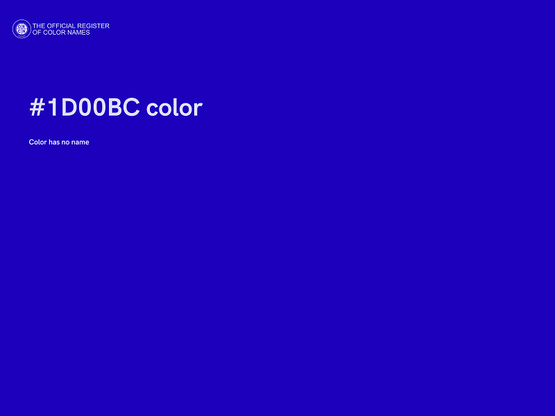 #1D00BC color image