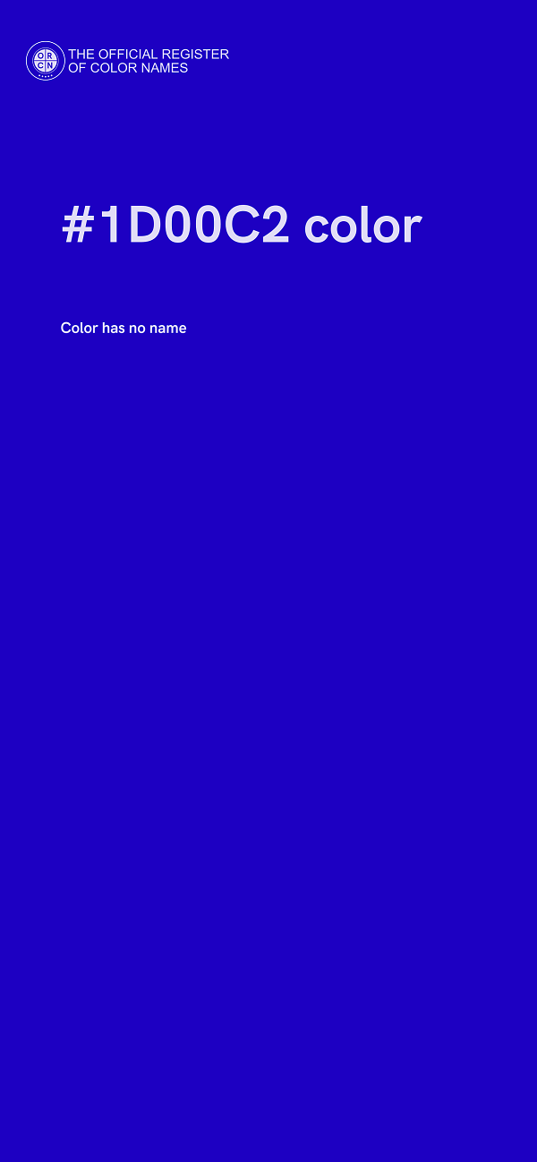 #1D00C2 color image