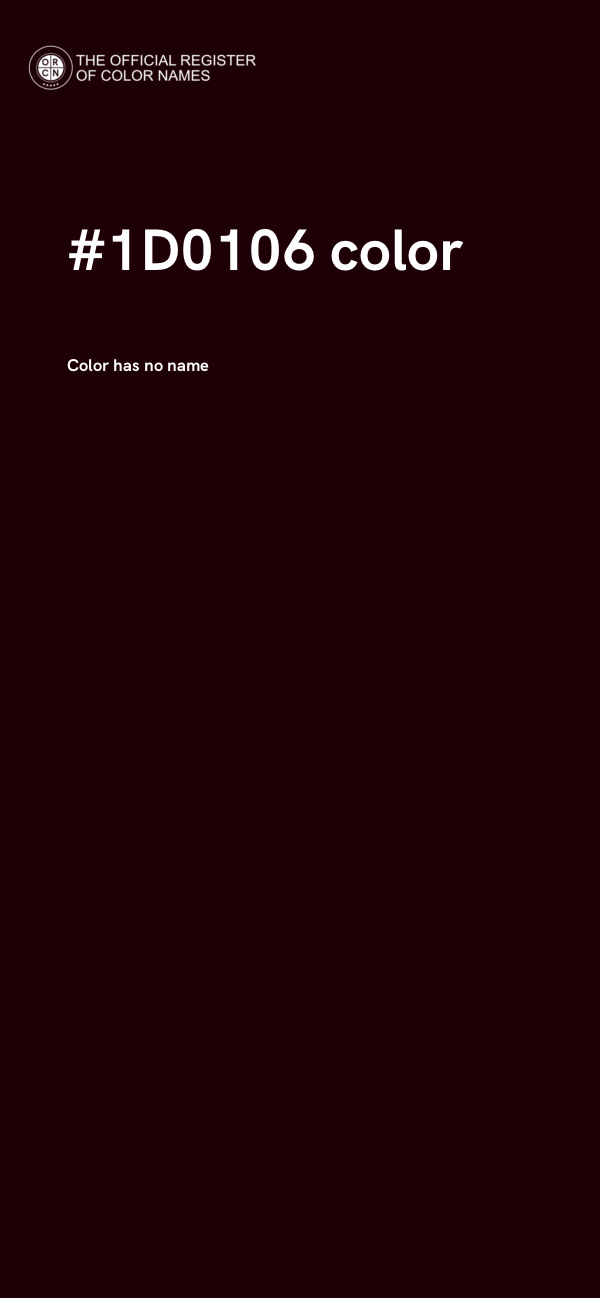 #1D0106 color image