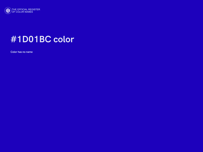 #1D01BC color image