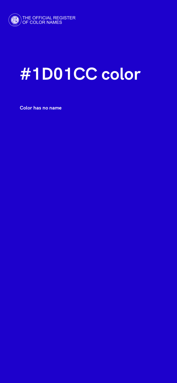#1D01CC color image
