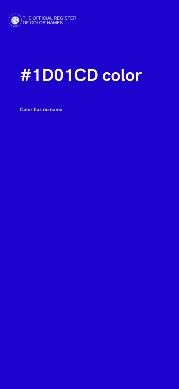 #1D01CD color image