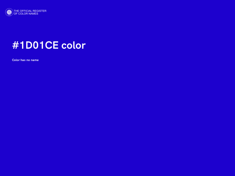 #1D01CE color image