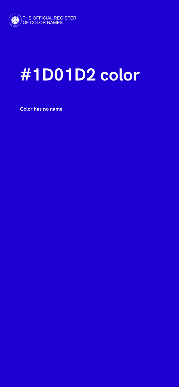 #1D01D2 color image